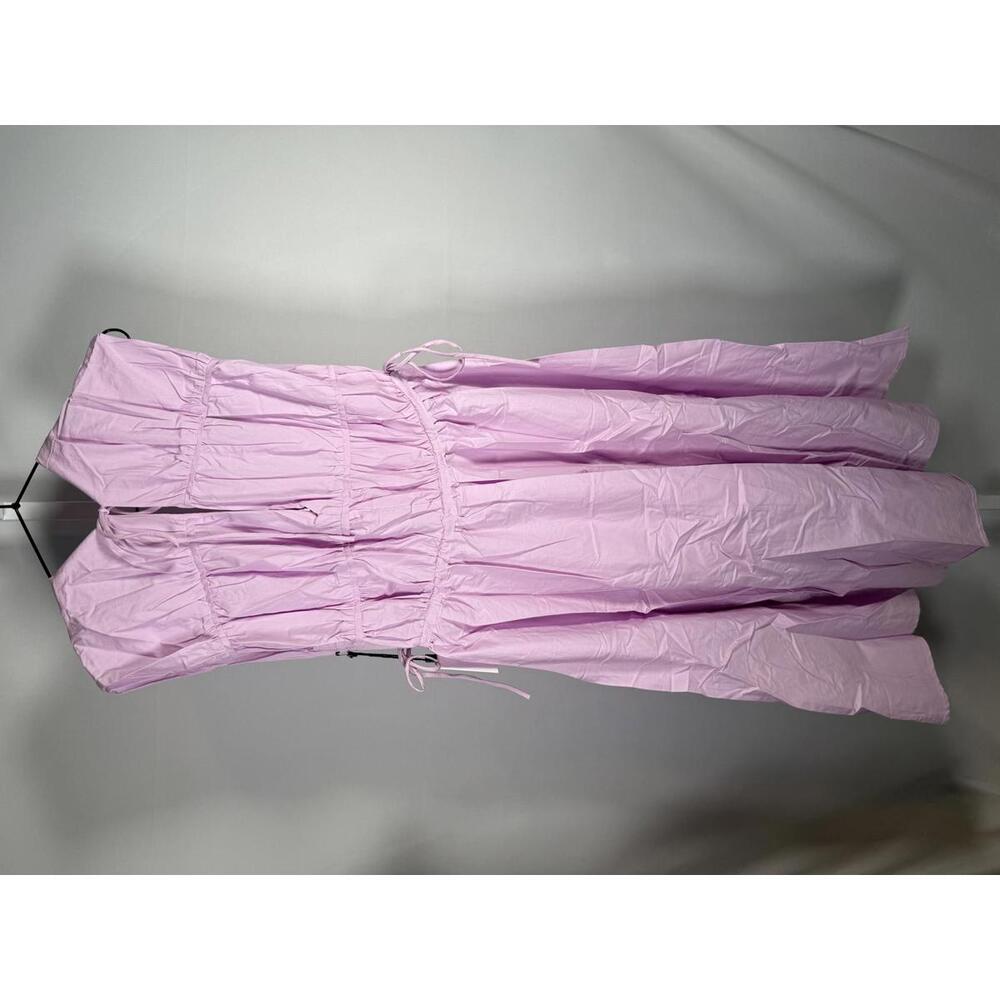 NWT ASTR The Label Lorrie Sleeveless Ruched Midi Dress Size Small - Picture 4 of 7